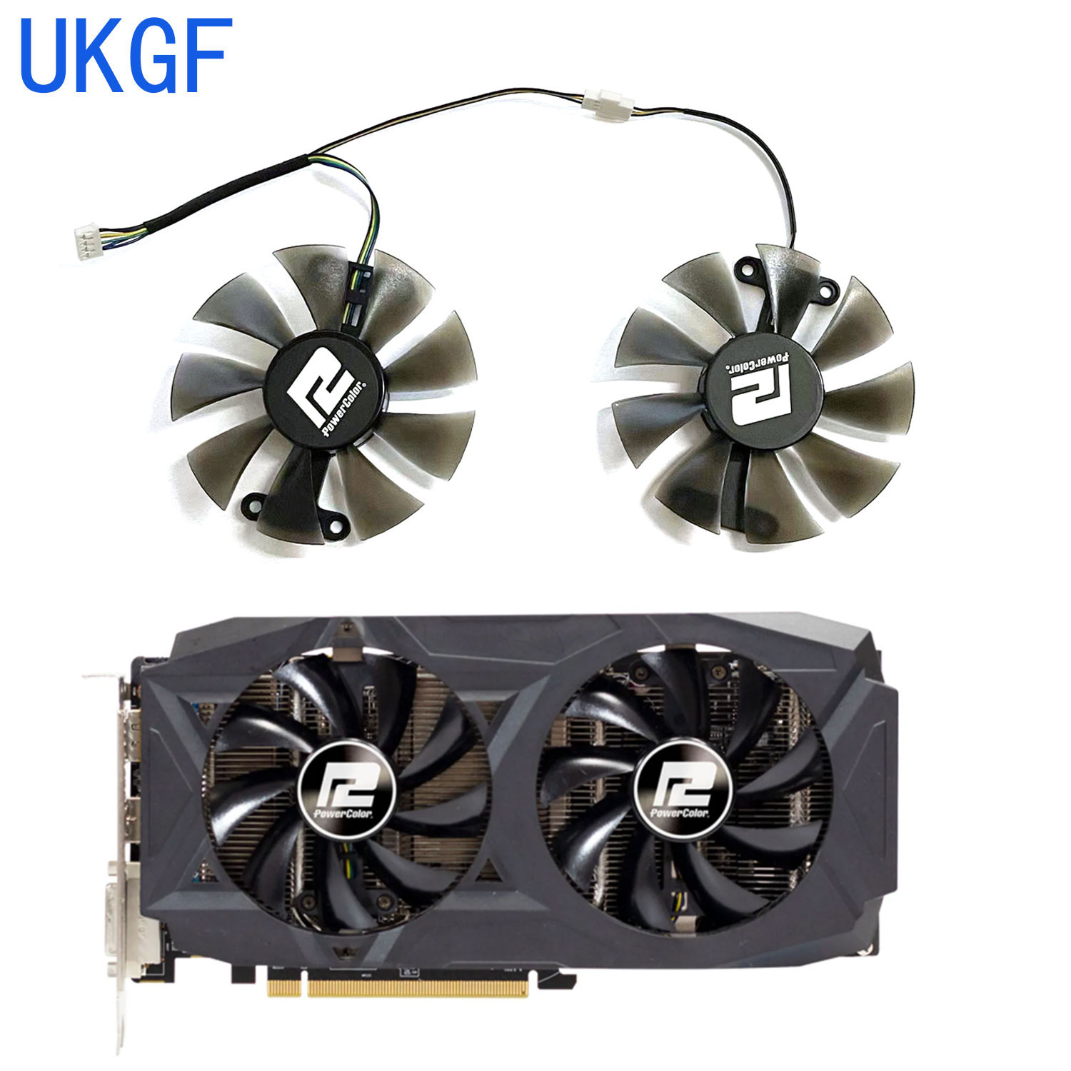 Rx 580 8Gb 2048Sp Gpu - Nouveau ventilateur de remplacement DIY 85MM