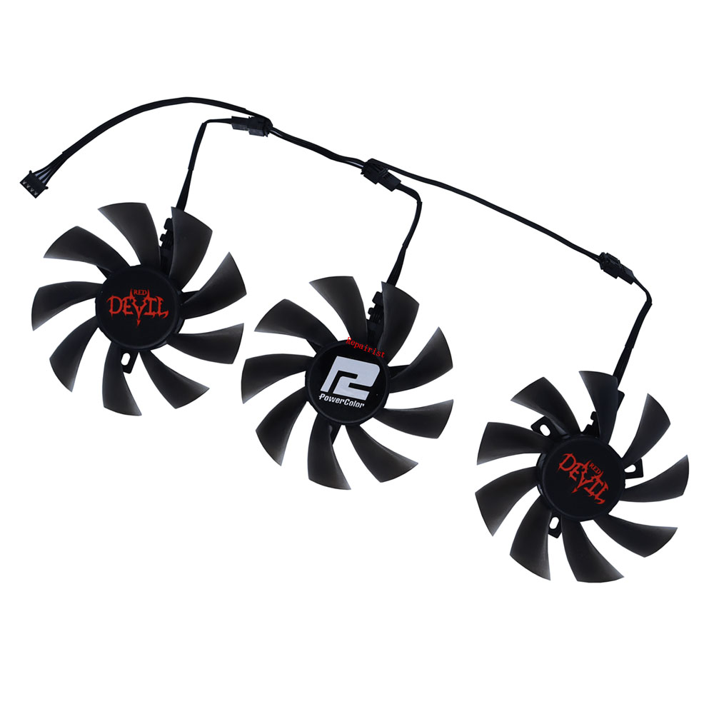 Rx 5700 Xt 8Gb Video Card - Ventilateur de refroidissement,pour Powercolor RX 5700