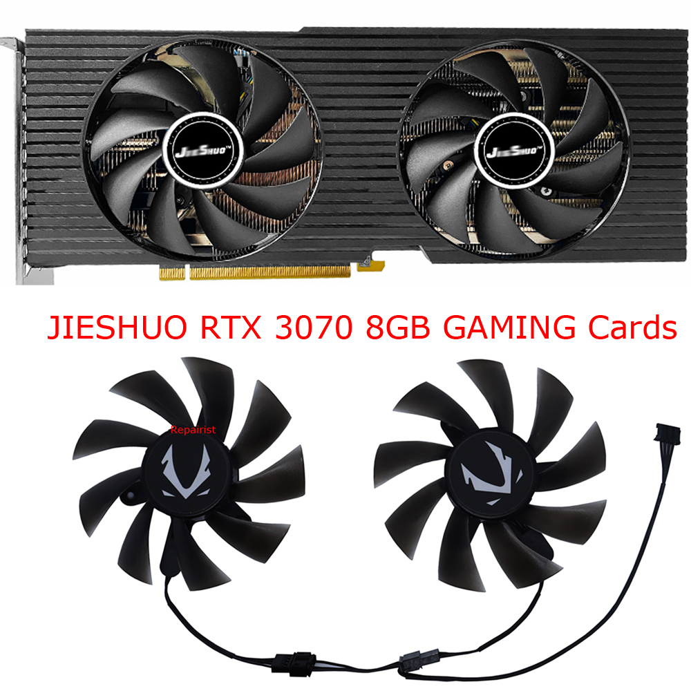 Rtx 3070 8Gb Graphics Card - Ventilateur de carte graphique VGA refroidisseur