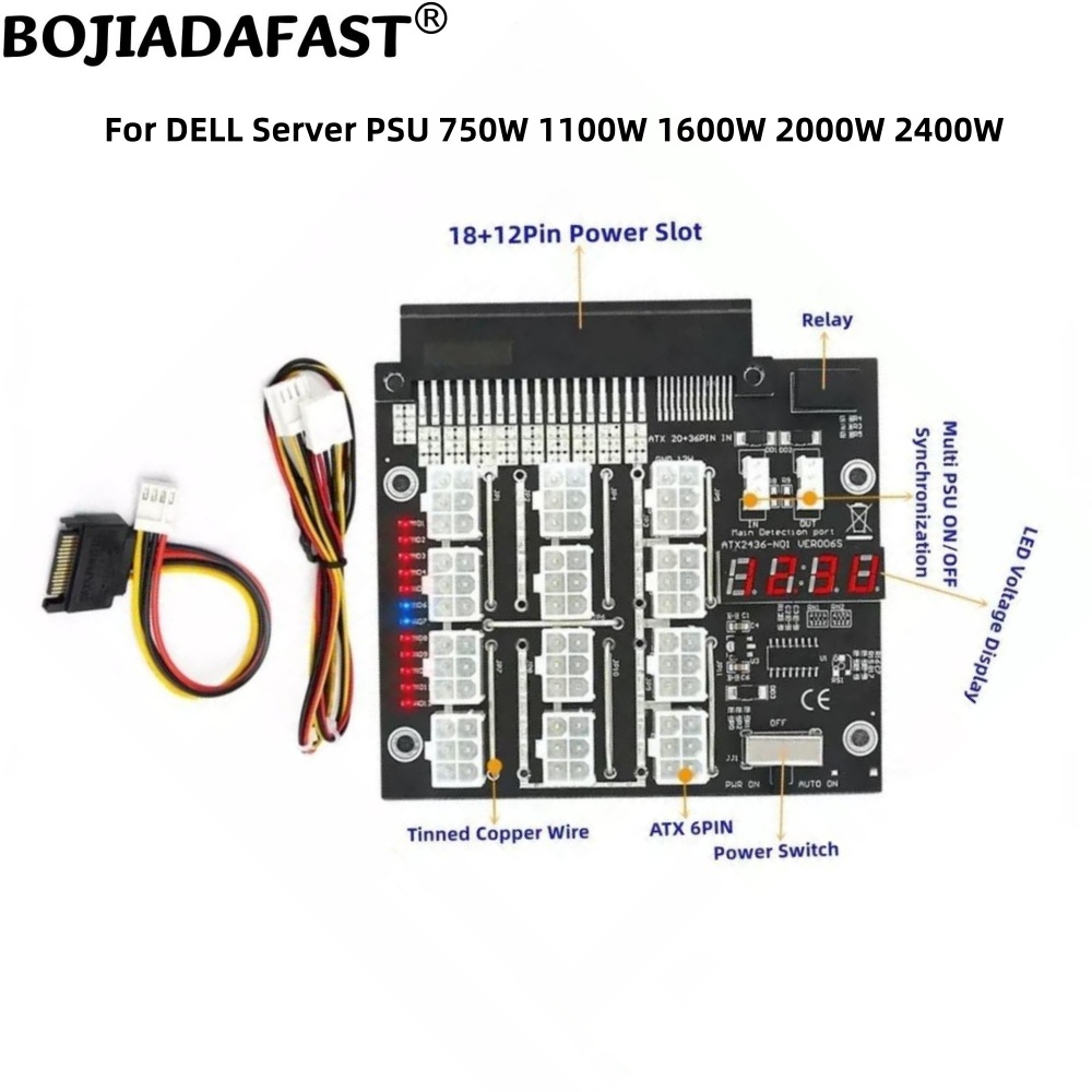 2400W Server Psu Breakout Board - Synchronisation de carte de dérivation de