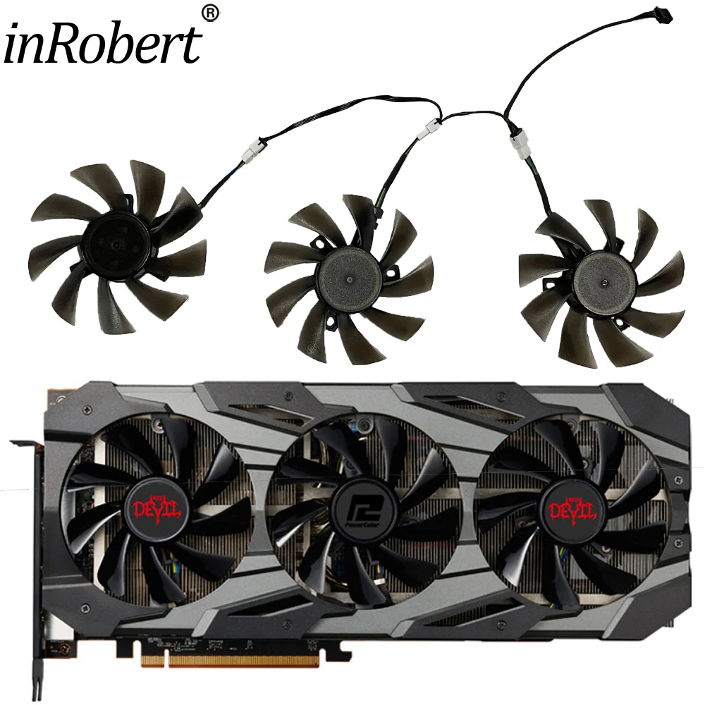 Rx 5700 Xt 8Gb Video Card - Bricolage 85MM T 129215 Ventilateur de