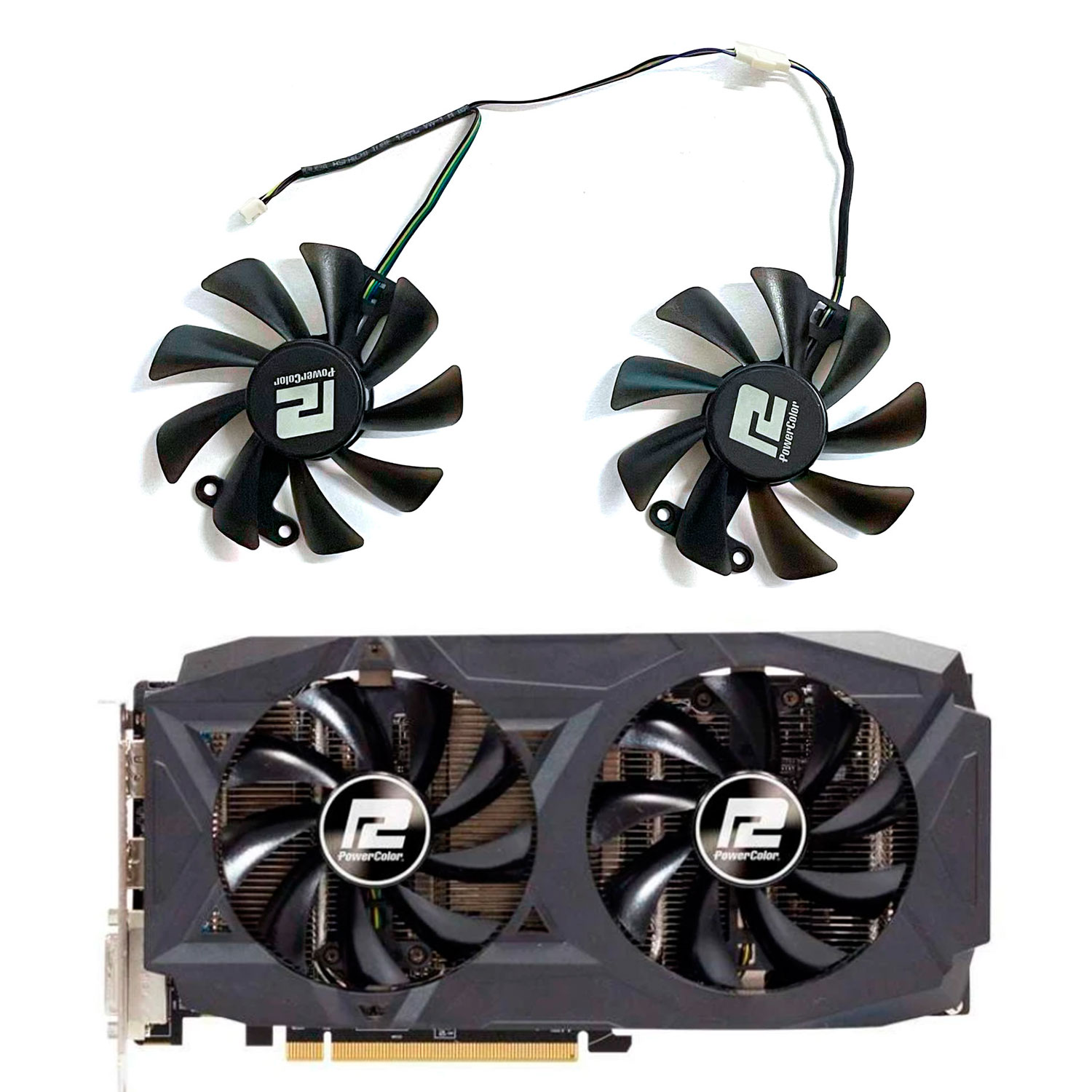 Rx 580 8Gb 2048Sp Gpu - Ventilateur de remplacement pour carte graphique