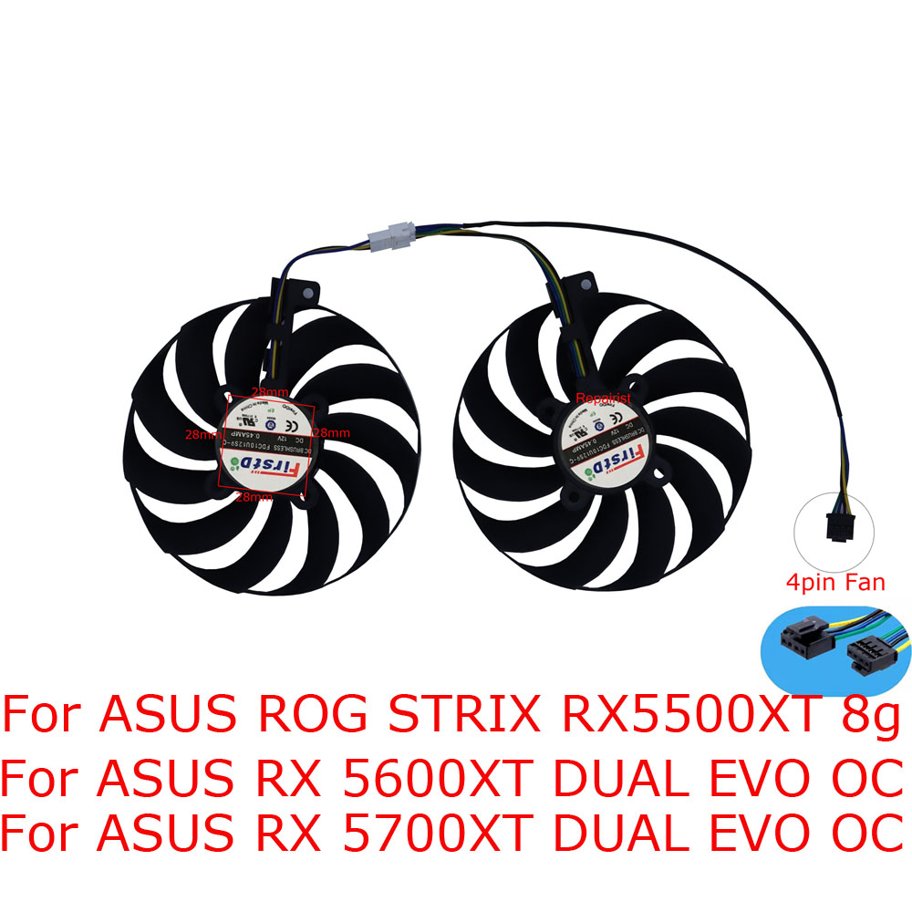 2 pièces/ensemble, FDC10U12S9- - Rx 5700 Xt 8Gb Video Card avis et prix