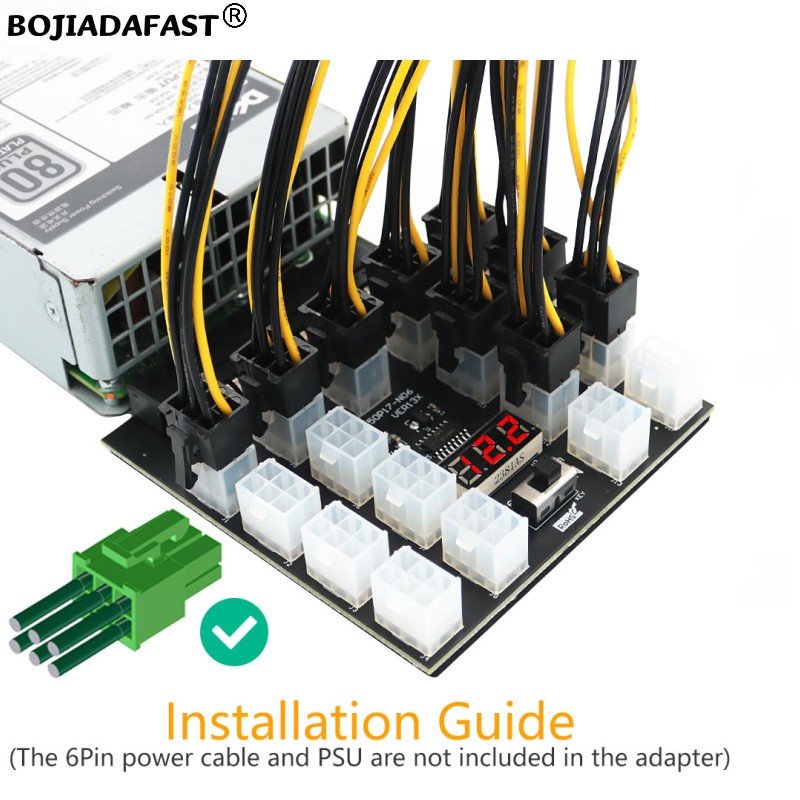 Carte de distribution d'alimen - 2400W Server Psu Breakout Board avis et prix
